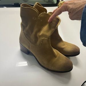 Diba True tan suede bootie size 10